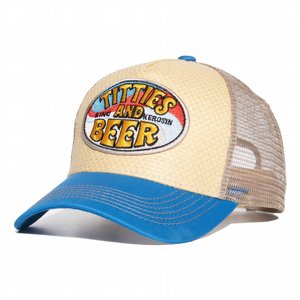 KING KEROSIN - TRUCKER CAP TITTIES AND BEER BEIGE