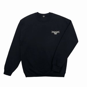 LOSER MACHINE - SPEEDWAY HEAVYWEIGT CREWNECK BLACK 2 thumbnail