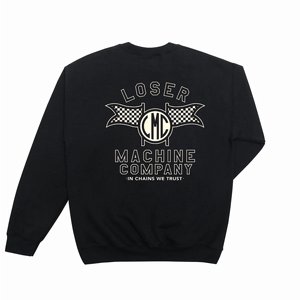 LOSER MACHINE - SPEEDWAY HEAVYWEIGT CREWNECK BLACK