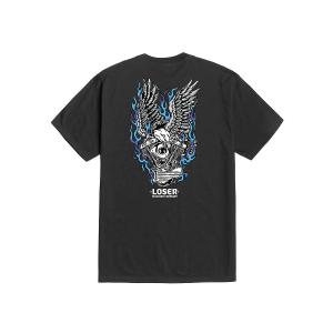 LOSER MACHIN EAGLES NEST S/S TEE- BLACK