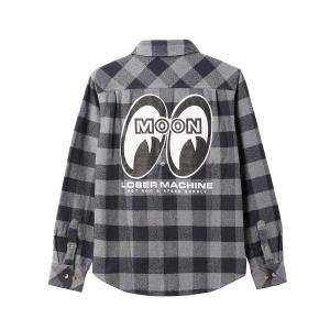 LOSER MACHINE - CORONA WOVEN SHIRT BLACK/GREY 2 thumbnail