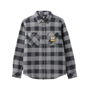 LOSER MACHINE - CORONA WOVEN SHIRT BLACK/GREY