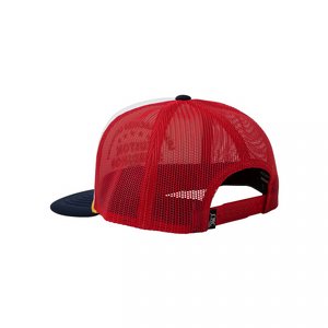 LOSER MACHINE - DOUBLE DOWN TRUCKET CAP WHITE/RED/NAVY 2 thumbnail
