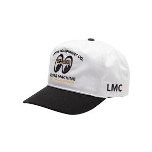 LOSER MACHINE - MOONEYES GERHEAD - HAT WHITE/ BLACK