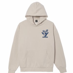 LOSER MACHINE - MOONEYS PARTNETERSHIP FLECCE HOOD IVORY 2 thumbnail