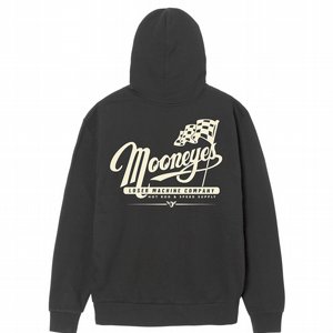 LOSER MACHINE - MOONEYS PARTNETERSHIP FLECCE HOOD PIGMENT BLACK
