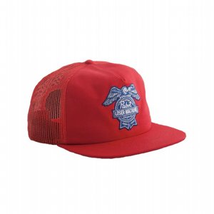 LOSER MACHINE - SNAPBACK PABST BADGE CAP RED