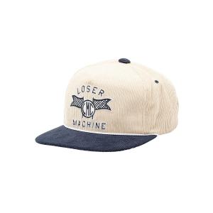 LOSER MACHINE - SNAPBACK PALMDALE HAT OFFWHITE/NAVY