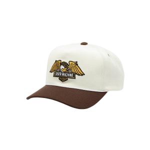 LOSER MACHINE - SNAPBACK WINGS HIGH PROFIL HAT WHITE/BROWN