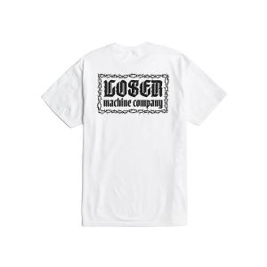LOSER MACHINE - T-SHIRT DISPLEASURE STOCK TEE WHITE 2 thumbnail