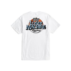 LOSER MACHINE - T-SHIRT HOT FOOT STOCK TEE WHITE