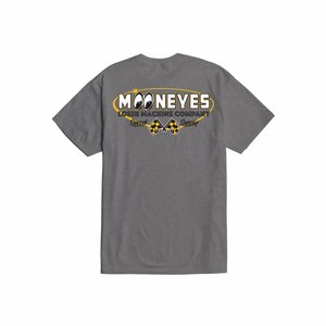 LOSER MACHINE - T-SHIRT MOONEYES ATOMIC RACE HEATHER GREY