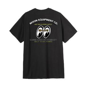 LOSER MACHINE - T-SHIRT MOONEYES FRONT PAGE BLACK