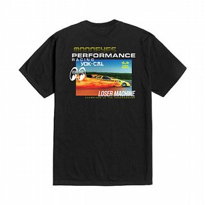 LOSER MACHINE - T-SHIRT MOONEYES HIGH PERFORMANCE BLACK