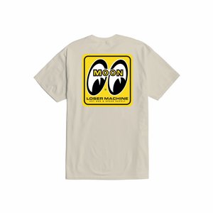 LOSER MACHINE - T-SHIRT MOONEYES HIGHTAIL VINTAGE CREAM