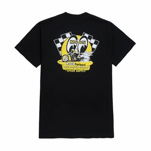 LOSER MACHINE - T-SHIRT MOONEYES QUARTER MILES BLACK