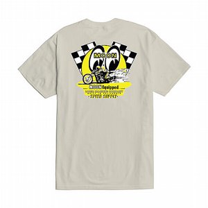 LOSER MACHINE - T-SHIRT MOONEYES QUARTER MILES CREAM