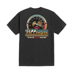 LOSER MACHINE - T-SHIRT MOONEYES REDLINE BLACK
