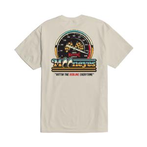 LOSER MACHINE - T-SHIRT MOONEYES REDLINE CREAM
