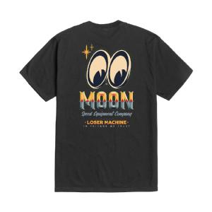 LOSER MACHINE - T-SHIRT MOONEYES SIGN BOARD BLACK