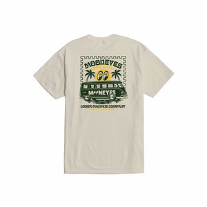 LOSER MACHINE - T-SHIRT MOONEYES SLOW N STEADY CREAM