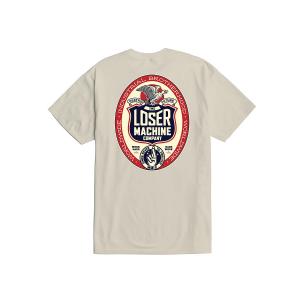 LOSER MACHINE T-SHIRT WORK HARD CREAM