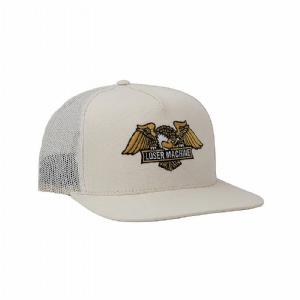 LOSER MACHINE - TRUCKER CAP WINGS OFF WHITE