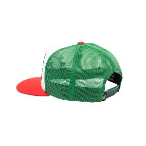 LOSER MACHINE - TRUCKER HAT FANATIC RED/WHITE/GREEN 2 thumbnail