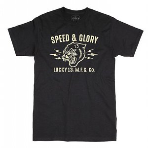LUCKY 13 T-SHIRT - SPEED AND GLORY