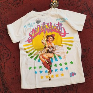 MINUTE MIRTH T-SHIRT - FIRE-FIGHTER PINUP