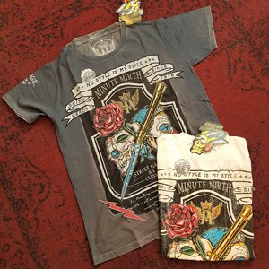 MINUTE MIRTH T-SHIRT - SUGERSKULL ROSE