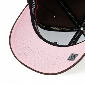 MITCHELL & NESS - Choco Blush Classic Red Brooklyn Nets - Brown/Pink 4 thumbnail