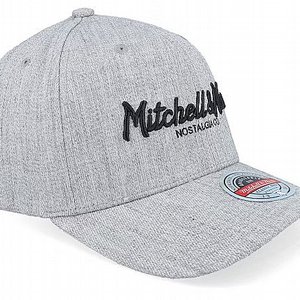 MITCHELL & NESS - Pinscript Classic Red - Heather Grey/Black