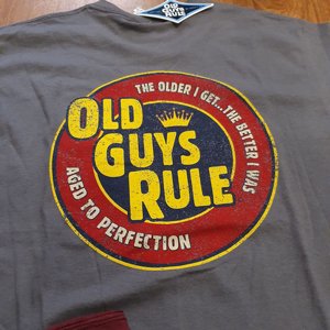 OLD GUYS RULE - AGED TO PERFECTION GRAY 3 thumbnail