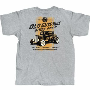 OLD GUYS RULE - SPEED SHOP SPORT  GREY