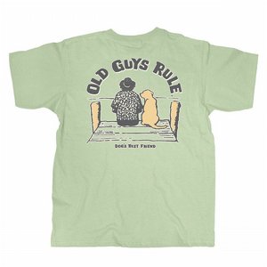 OLD GUYS RULE T-SHIRT - DOGS BEST FRIEND 3 thumbnail