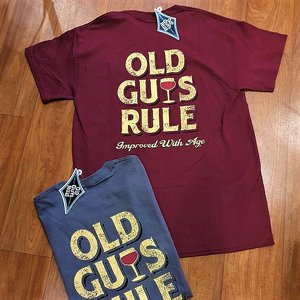 OLD GUYS RULE T-SHIRT - IMPROVED WITH AGE GRAY 2 thumbnail