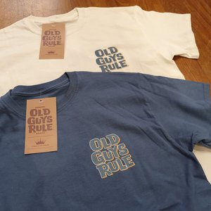 OLD GUYS RULE T-SHIRT - OVER THE HILL VIT 2 thumbnail