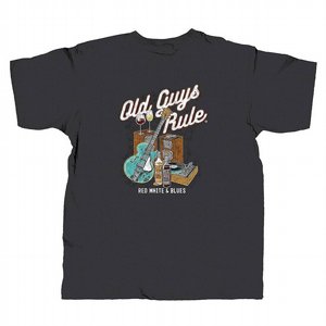 OLD GUYS RULE - T-SHIRT RED WHITE & BLUE