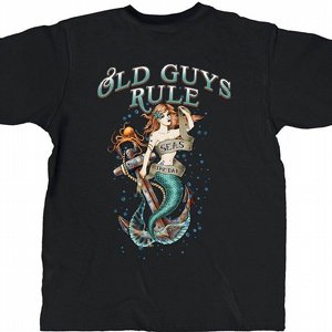 OLD GUYS RULE - T-SHIRT SEAS THE DAY