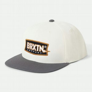 RIXTON KEPS - LIGHTNIN MP SNAPBACK WHITE/CHARCOAL