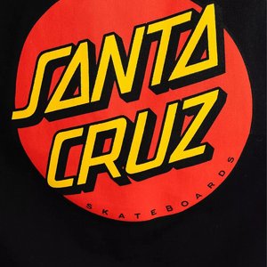 SANTA CRUZ WOMEN T-SHIRT - CLASSIC DOT CHEST BLACK 3 thumbnail