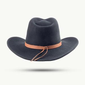 SCIPPIS HATT - BANDIT Black Wool Hat 2 thumbnail
