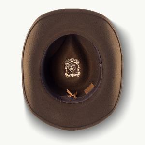 SCIPPIS HATT - SMOKEY Felt Brown 3 thumbnail