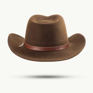 SCIPPIS HATT - SMOKEY Felt Brown 4 thumbnail