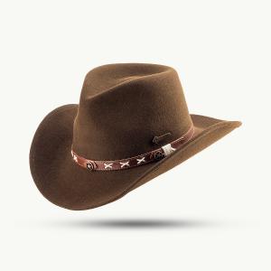 SCIPPIS HATT - SMOKEY Felt Brown