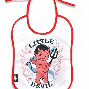 SIX BUNNIES BIB - LITTLE DEVIL