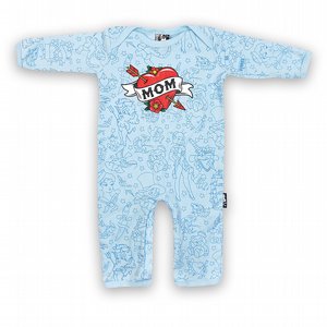 SIX BUNNIES PYJAMAS - BLUE MOM