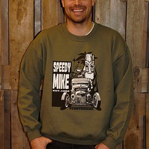 SPEEDY MIKE CREWNECK - TIKI GRN
