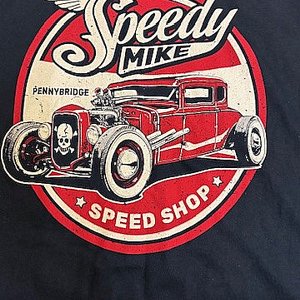 SPEEDY MIKE T-SHIRT - BIRD DESIGN 3XL